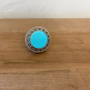 Turquoise Silver Women's Ring